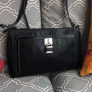 Nine West Black leather shoulder bag purse women’